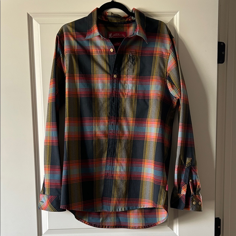 Browning Multicolor Plaid Button Down Shirt